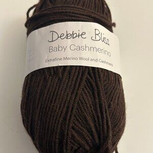 Debbie Bliss Baby Cashmerino Color 340011 Chocolate Brown Ball of Yarn